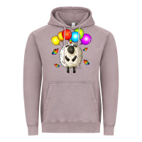 Vintage Zinc rainbow sheep Vintage Hoodie - Zillion Design Studio