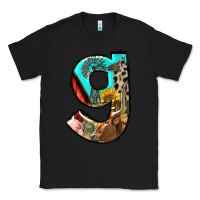 Black farm life alphabet lowercase letters g Classic Tee - BundleAndBundleShop