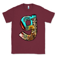 Burgundy farm life alphabet lowercase letters g Classic Tee - BundleAndBundleShop