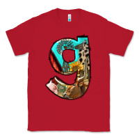 Red farm life alphabet lowercase letters g Classic Tee - BundleAndBundleShop