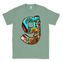 Sage farm life alphabet lowercase letters g Classic Tee - BundleAndBundleShop