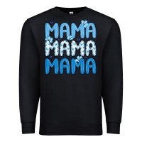 Black valentines day mama Premium Sweatshirt - MaliasSmallBusiness