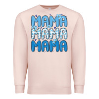Pale Pink valentines day mama Premium Sweatshirt - MaliasSmallBusiness