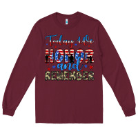 Burgundy today we honor and remember Long Sleeve Tee - JahusDesignShop