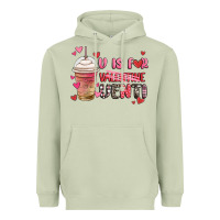 Matcha v is for valentine venti coffee cup Heavyweight Hoodie - MaliasSmallBusiness