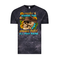Cloud Black somewhere where the summer lasted all year 'round Vintage Tee - HRA Design Shop