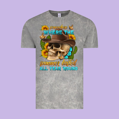 Somewhere Where The Summer Lasted All Year 'round Vintage Tee Designed By Hra Design Shop