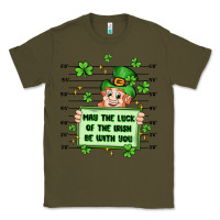 Army Green may the luck of the irish be with you Classic Tee - Artiststas