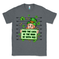 Charcoal Heather may the luck of the irish be with you Classic Tee - Artiststas