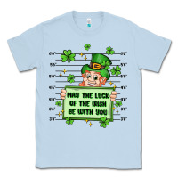 Dusty Blue may the luck of the irish be with you Classic Tee - Artiststas