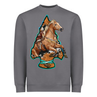 Storm arrowhead horse, Heavyweight Sweatshirt - RanaPortraitStore
