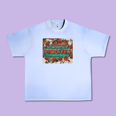 Not Perfect Just Forgiven Urban Heavy Tee Designed By Barkaloodesign