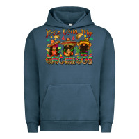 Pigment Midnight Navy fiesta with my gnomigos Urban Hoodie - texasbilliewilder