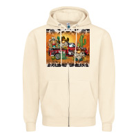 Sandshell western gnome truck Zipper Hoodie - BarkalooDesign