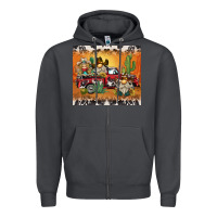 Smoke western gnome truck Zipper Hoodie - BarkalooDesign