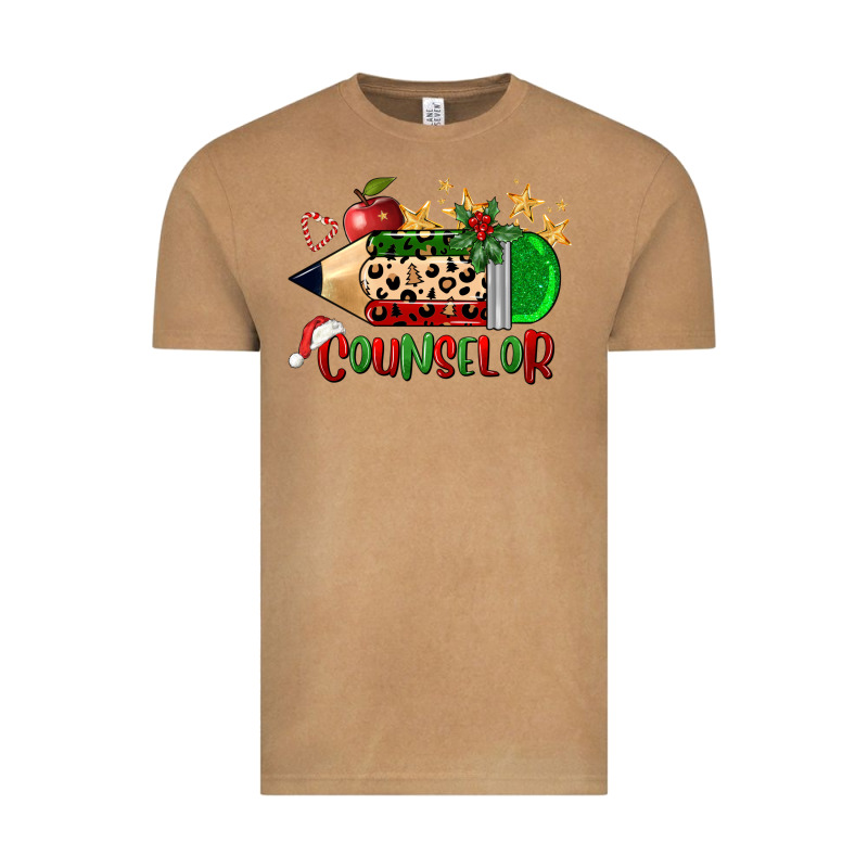 Christmas Counselor Pencil Vintage Tee by FaDigitalArtStudio | Teevron