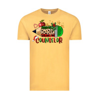 Vintage Mustard christmas counselor pencil Vintage Tee - FaDigitalArtStudio