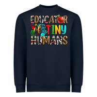 Navy educator of tiny humans Heavyweight Sweatshirt - Zillion Design Studio