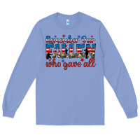 Colony Blue remember our fallen who gave all Long Sleeve Tee - JahusDesignShop
