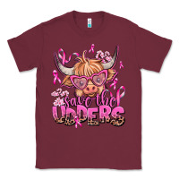 Burgundy save the udders Classic Tee - AdoDesignShop