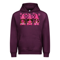 Mauve Wine breast cancer afro gnomies Urban Hoodie - texasbilliewilder