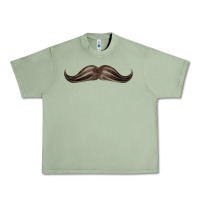Oil Green brown moustache fa element Urban Heavy Tee - FaDigitalArtStudio