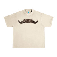 Sandshell brown moustache fa element Urban Heavy Tee - FaDigitalArtStudio