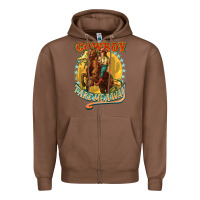 Chestnut cowboy take me away Zipper Hoodie - NancyCooperArtShop