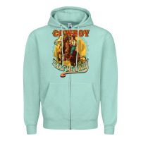 Seafoam cowboy take me away Zipper Hoodie - NancyCooperArtShop