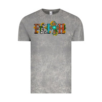 Cloud Rock faith with cross and sunflower Vintage Tee - HRA Design Shop