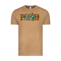 Faith With Cross And Sunflower Vintage Tee | Teevron