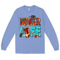 Colony Blue miner life Long Sleeve Tee - AdoDesignShop