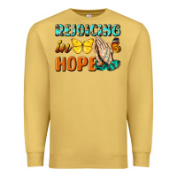 Antique Gold rejoicing in hope Premium Sweatshirt - NancyCooperArtShop
