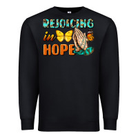 Black rejoicing in hope Premium Sweatshirt - NancyCooperArtShop