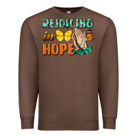 Chestnut rejoicing in hope Premium Sweatshirt - NancyCooperArtShop