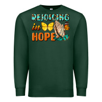 Sports Green rejoicing in hope Premium Sweatshirt - NancyCooperArtShop