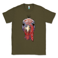 Army Green gobble face Classic Tee - RanaPortraitStore