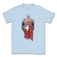 Dusty Blue gobble face Classic Tee - RanaPortraitStore