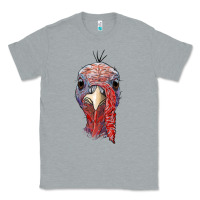 Heather Grey gobble face Classic Tee - RanaPortraitStore