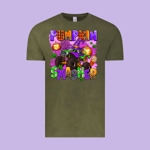 Pumpkin Smasher Vintage Tee Designed By Adodesignshop