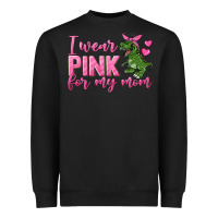 Black I Wear Pink For My Mom Heavyweight Sweatshirt - texasbilliewilder