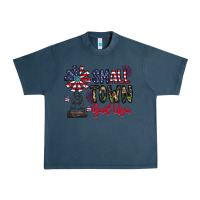 Midnight Navy small town gail usa Urban Heavy Tee - CowhideDigitalArt
