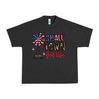 Pigment Black small town gail usa Urban Heavy Tee - CowhideDigitalArt