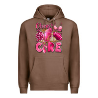 Chestnut cheer for the cure breast cancer Premium Hoodie - LillyAllenDesigns