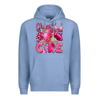 Colony Blue cheer for the cure breast cancer Premium Hoodie - LillyAllenDesigns