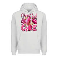 Dove Grey cheer for the cure breast cancer Premium Hoodie - LillyAllenDesigns