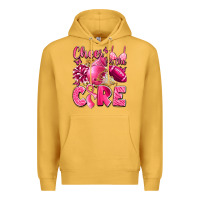 Mustard cheer for the cure breast cancer Premium Hoodie - LillyAllenDesigns
