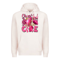 Cheer For The Cure Breast Cancer Premium Hoodie | Teevron