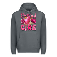 Rock cheer for the cure breast cancer Premium Hoodie - LillyAllenDesigns