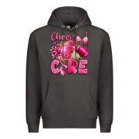 Smoke cheer for the cure breast cancer Premium Hoodie - LillyAllenDesigns